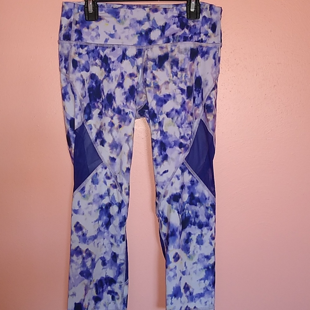Purple yoga pants